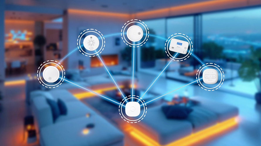Wireless interconnected Detector